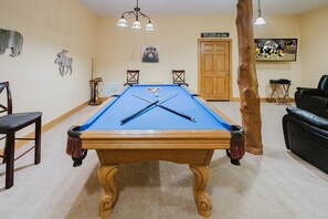 Furniture, Table, Indoors, Pool Table, Room