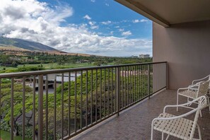 Beautiful West Maui mountain views from the wraparound lanai.