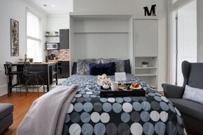 Cozy and roomy bed made with good sleep in mind!