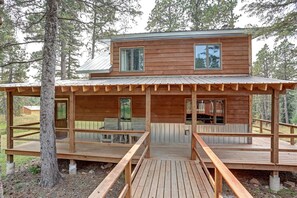 Walkway to the cabin