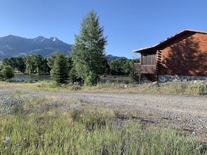 Yellowstone Meadow's beautiful views on the river's bank.