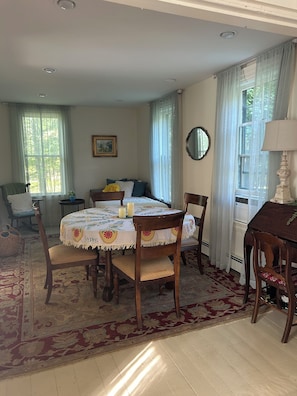 Dining room with sitting area (day bed and rocker)