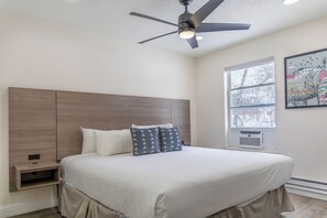 Unit with 1 King bed in the Primary Bedroom  and 1 Queen bed in the Guest Bedroom