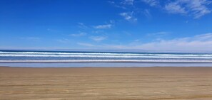 The beach on a glorious sunny day