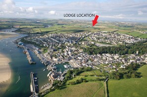 Padstow and surroundings aerial