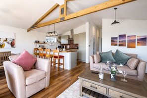 Kitchen and living area