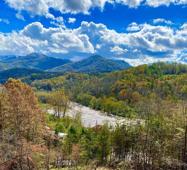 Mountain View - Mountain view and property site.