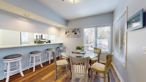 Kitchen with Countertop Seating