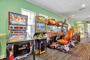 Play, compete, repeat! Windsor Palms arcade and game room.