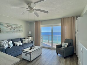 Beach view from the living room!
