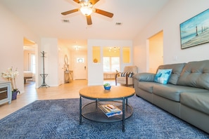 Family room at the heart of the home