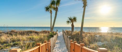 Entrance to the beach