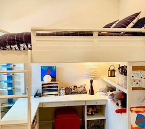 Full size loft bed.