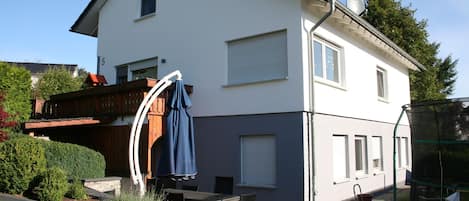 Ferienwohnung Sammet, 48qm, 1 Schlafzimmer, max. 4 Personen-Terrasse