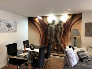 Open plan throughout.