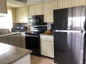 Updated kitchen with new appliances 