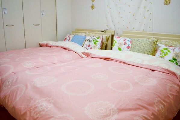 Bedroom: There are two semi-double beds