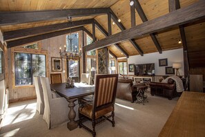 Thunder Lodge Dining Area and Living Area