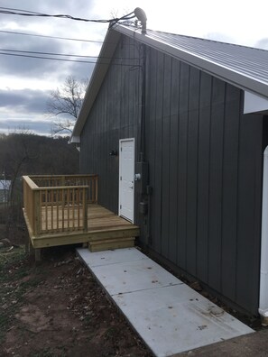 Unit 1 Entrance.  Keypad access.