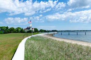 View from the beach. 