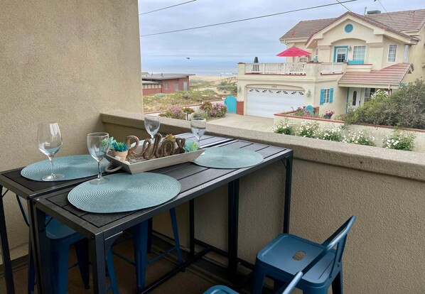 Balcony view off of dining room