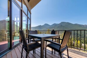 Chair, Furniture, Dining Table, Table, Balcony