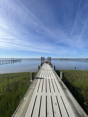 Utsikt mot havet/stranden