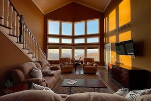 Living Room with amazing views of Dale Hollow Lake