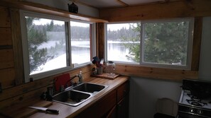 Peaceful view to enjoy while cooking 