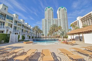 Pool view from the ocean side 