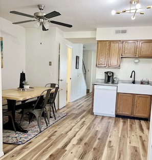 Kitchen and dining area 