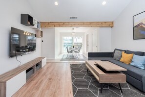 Open floor plan. Living connects to dinning room.  