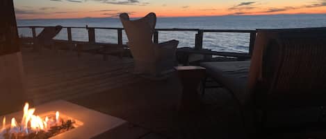 Sunset on the Deck at the "SAGE"