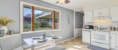 Newly remodeled kitchen. 