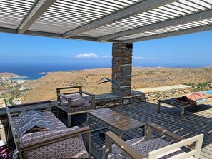 The view from the pergolas