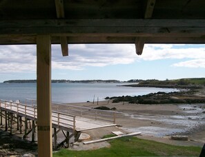 Beach at low tide (before porch was screened in)