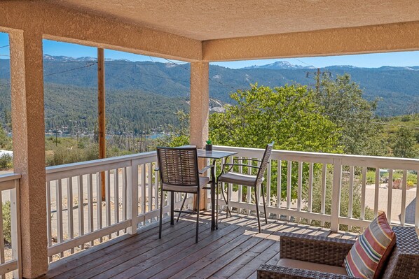 Lake views from the front porch!