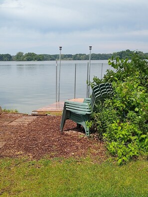One of 2 docks for launching non-motorized water craft/dock 
boat.
