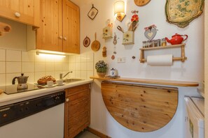 Separated kitchen