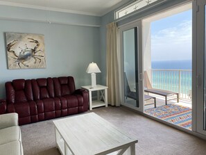 Relax and take in the views from the living room