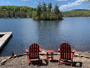 Private seating with beautiful view