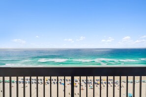 Balcony with Direct Beach and Gulf Views