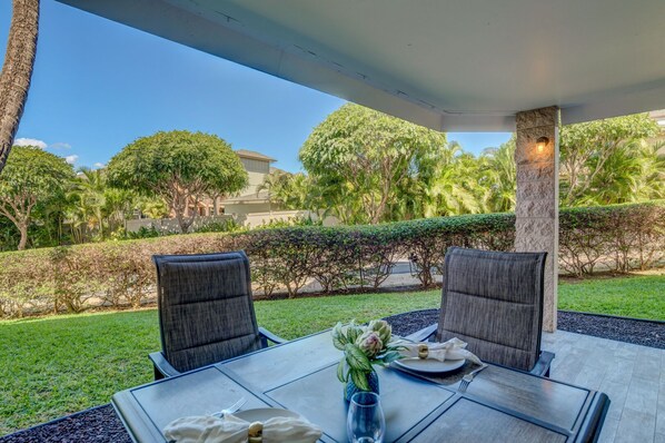 Private Lanai with Garden View