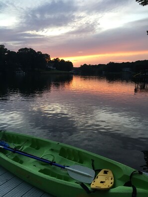 Sunset view from Dock