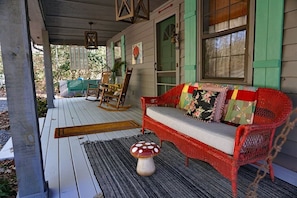 Front porch for relaxing