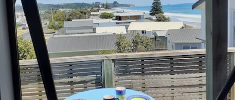 Balcony view of ocean