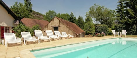 Piscine maison de vacances