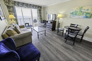 Large Living Area with Views of the Ocean, Beautifully Decorated