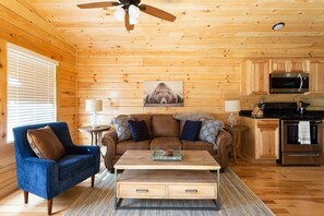 Awesome Living Room With Queen Sleeper Sofa!