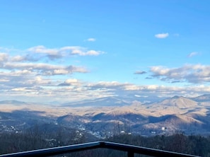 You Can Even See Downtown Gatlinburg From The Deck!